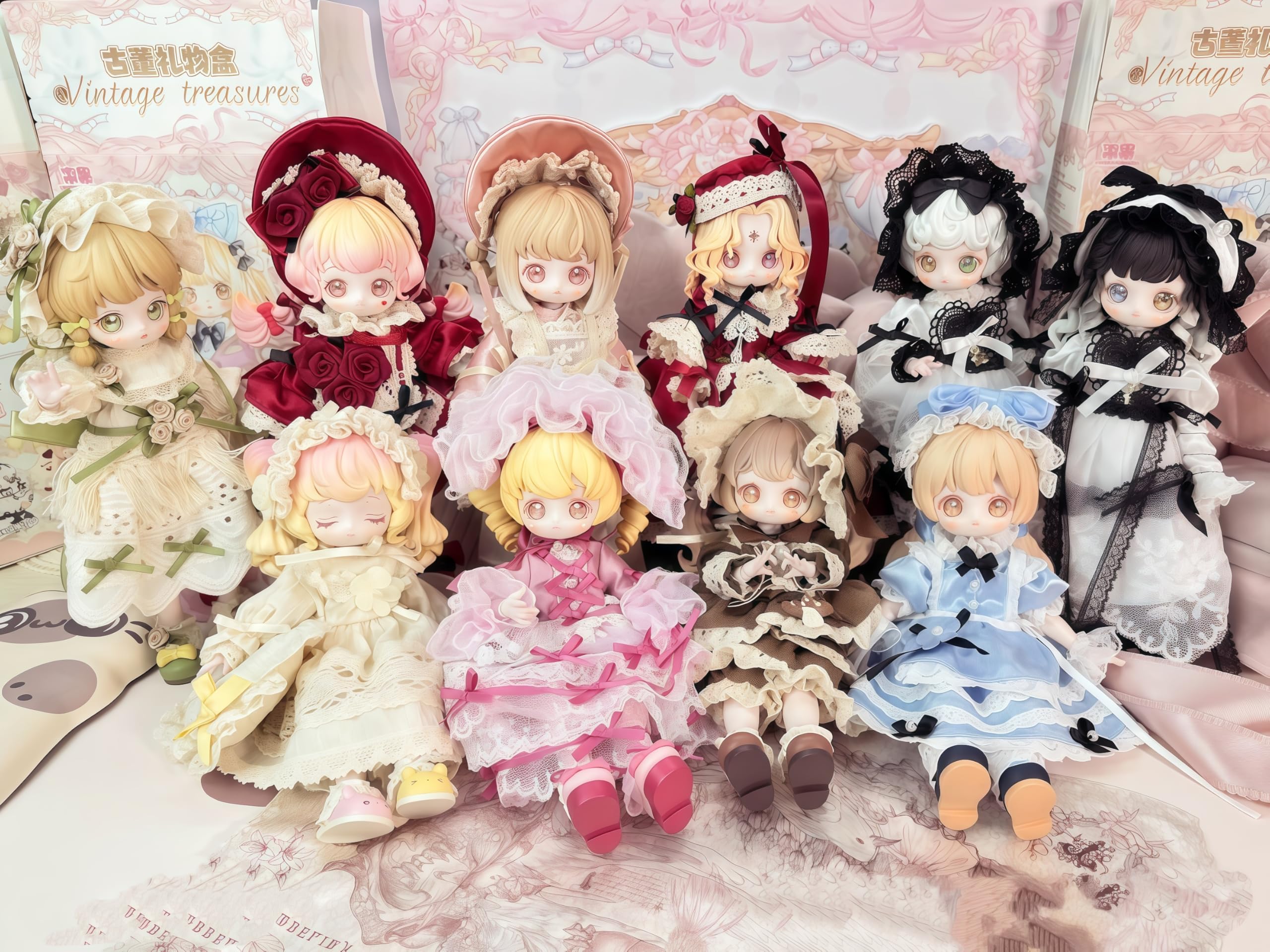可愛い人形　箱付き　新品に近い　かかし　激安骨董品 X762C12-5 Amazon.co.jp: Raineed 骨董の贈り物用ボックスシリーズ ブラインド
